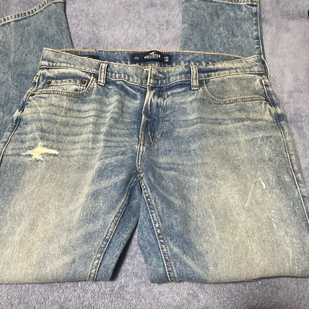 Hollister ripped jeans